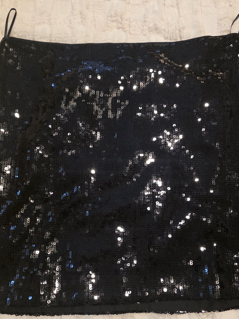 J. Crew Black Sequin Mini Skirt